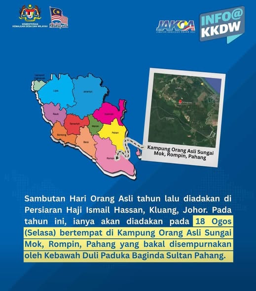 Sambutan Hari Orang Asli 2026